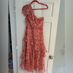 ASTR The Label Victoriana One-Shoulder Dress